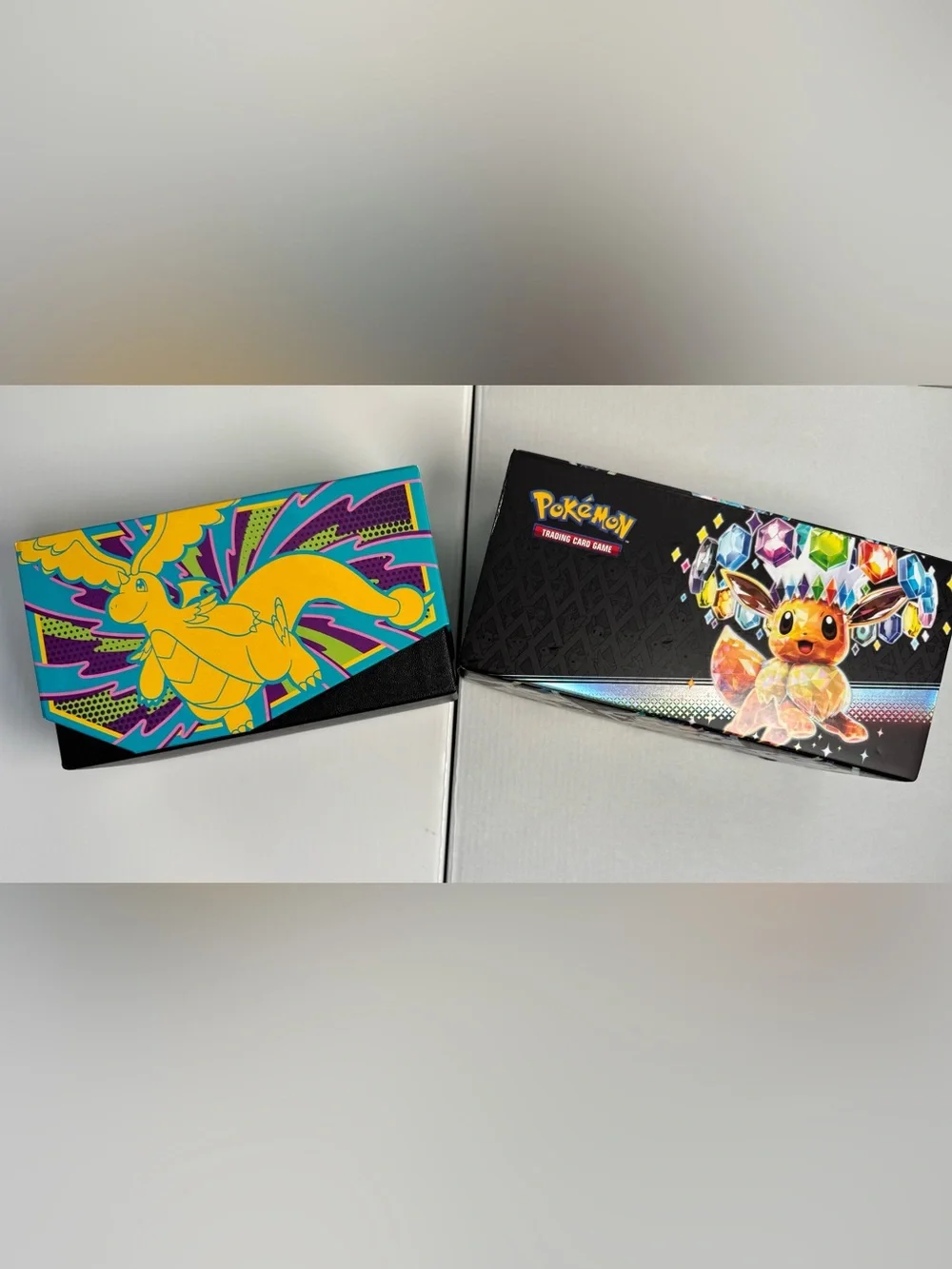 Ascended Heroes etb box EMPTY & Prismatic Evolution box EMPTY